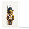 A Bear Town Cadet. Postcard by Rose Clark