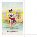 Admiring the Beauty. Postcard by Anonymous