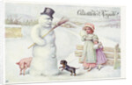 Gluckliches Neujahr! Postcard by Anonymous