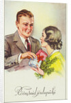 Roomsaid Joulupuhi Postcard by Anonymous