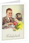 Roomsaid Joulupuhi Postcard by Anonymous