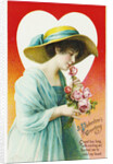 St. Valentine's Greeting Postcard by Anonymous