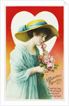 St. Valentine's Greeting Postcard by Anonymous