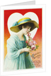 St. Valentine's Greeting Postcard by Anonymous