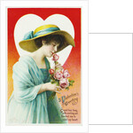 St. Valentine's Greeting Postcard by Anonymous