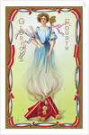 Glorious Fourth Postcard by Anonymous