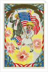 Hurrah! The Glorious 4th of July! Hurrah! Postcard by Anonymous