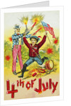 4th of July Postcard by Anonymous