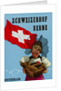 Schweizerhof Berne, Switzerland Luggage Label by Anonymous
