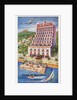 Hotel Alcina, Palma de Mallorca, Espana Luggage Label by Anonymous