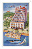 Hotel Alcina, Palma de Mallorca, Espana Luggage Label by Anonymous