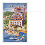 Hotel Alcina, Palma de Mallorca, Espana Luggage Label by Anonymous
