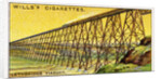 Lethbridge Viaduct Wills's Cigarette Trade Card by Anonymous
