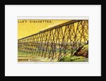 Lethbridge Viaduct Wills's Cigarette Trade Card by Anonymous