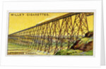 Lethbridge Viaduct Wills's Cigarette Trade Card by Anonymous