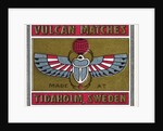 Vulcan Matches Matchbox Labels by Anonymous