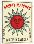 Safety Matches Matchbox Labels by Anonymous