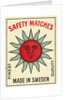 Safety Matches Matchbox Labels by Anonymous