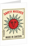Safety Matches Matchbox Labels by Anonymous