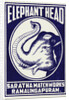 Elephant Head Matchbox Labels by Anonymous