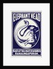 Elephant Head Matchbox Labels by Anonymous