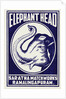 Elephant Head Matchbox Labels by Anonymous