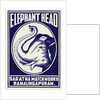Elephant Head Matchbox Labels by Anonymous