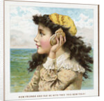 New Friends and Old Be With Thee This New Year Trade Card by Anonymous