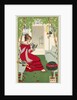 Postcard of a Woman Reading by Anonymous