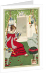 Postcard of a Woman Reading by Anonymous