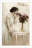 Heureux Anniversaire Postcard by Anonymous