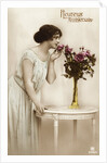 Heureux Anniversaire Postcard by Anonymous