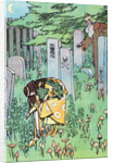 The Archbishop Watches Elise in the Churchyard by Helen Stratton
