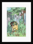 The Archbishop Watches Elise in the Churchyard by Helen Stratton