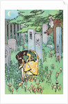 The Archbishop Watches Elise in the Churchyard by Helen Stratton