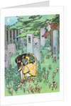 The Archbishop Watches Elise in the Churchyard by Helen Stratton