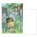 The Archbishop Watches Elise in the Churchyard by Helen Stratton