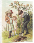Illustration of Three Children by Alice Havers
