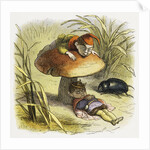 The Elf-King Asleep Illustration by Richard Doyle