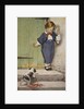 Illustration of a Boy and a Puppy by Jessie Willcox Smith