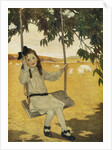 Illustration of a Girl on a Swing by Jessie Willcox Smith