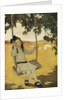 Illustration of a Girl on a Swing by Jessie Willcox Smith