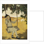 Illustration of a Girl on a Swing by Jessie Willcox Smith