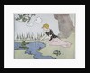 Illustration of a Princess and a Frog by Margaret Evans Price