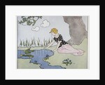 Illustration of a Princess and a Frog by Margaret Evans Price
