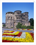 Flower Beds in Front of Porta Nigra in Trier by Anonymous