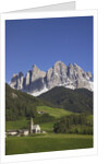 St. Maddalena Church in Val di Funes by Anonymous