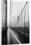 Brooklyn Bridge on Rainy Day by Anonymous
