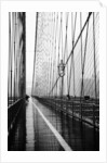Brooklyn Bridge on Rainy Day by Anonymous