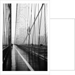 Brooklyn Bridge on Rainy Day by Anonymous